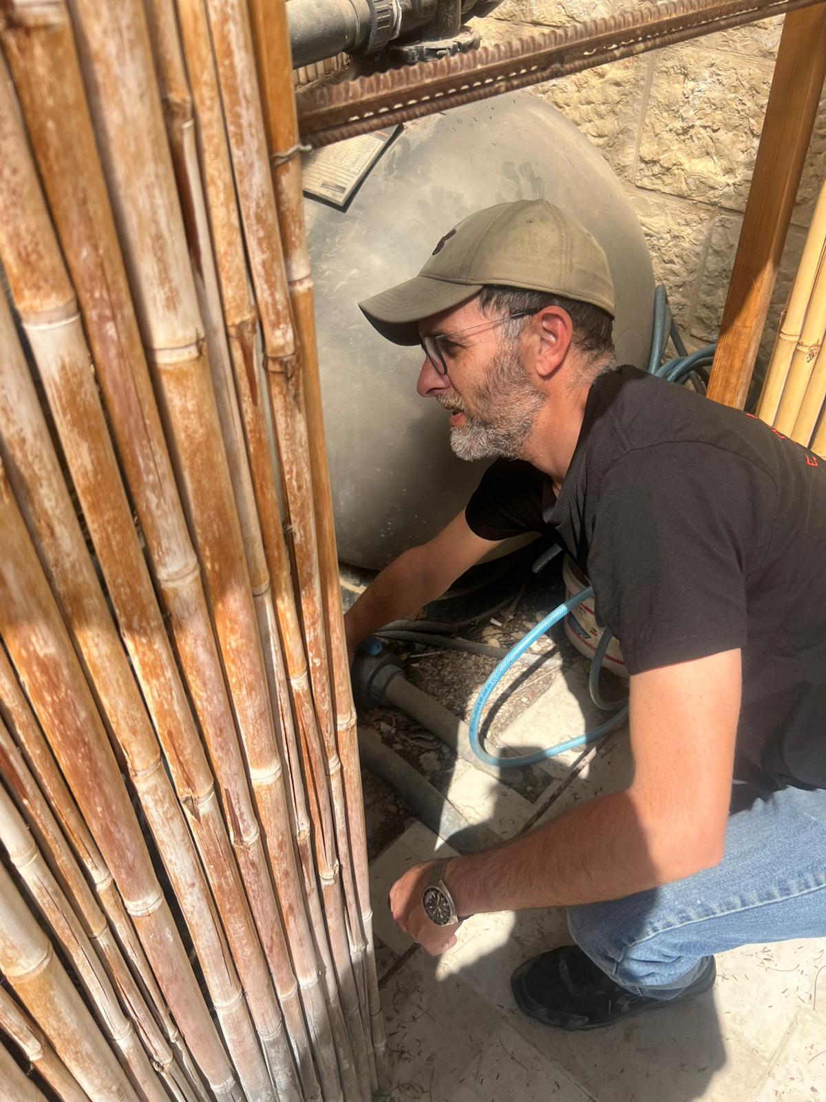 Yehuda Smolarcik, founder of Pool Doctor — Jerusalem area pool and pond care specialist