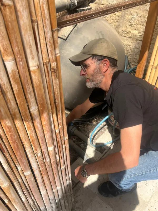 Yehuda Smolarcik, founder of Pool Doctor — Jerusalem area pool and pond care specialist